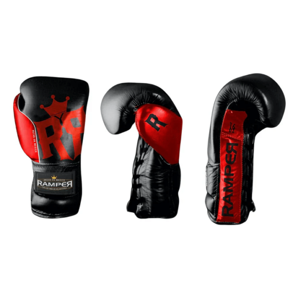 Guante de Box Modelo Black Redemption, RAMPER Entrenamiento, 100% Piel - Image 4